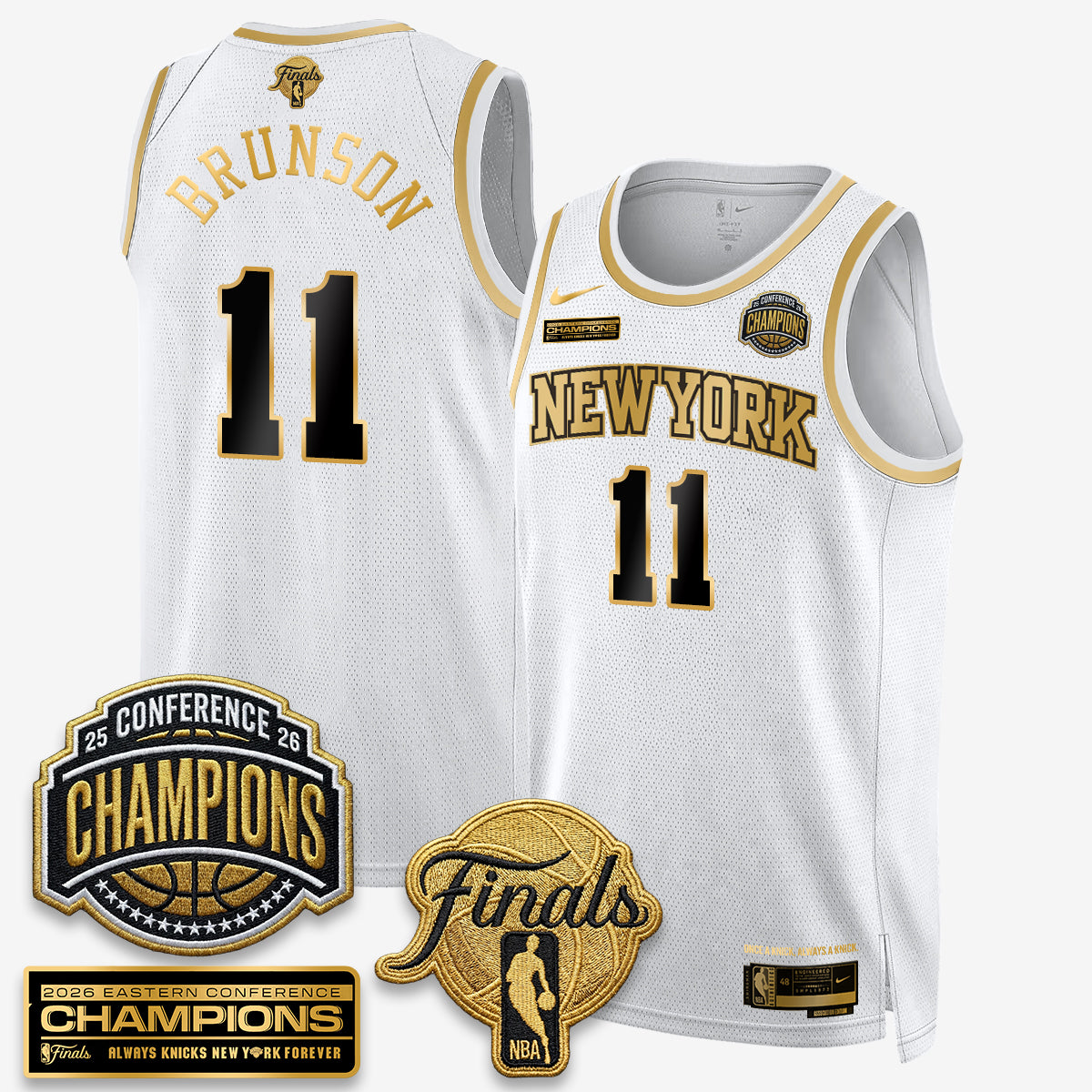 NYK 2026 NBA Eastern Conference Champions Vapor Special Edition Jersey - Stitched(1)