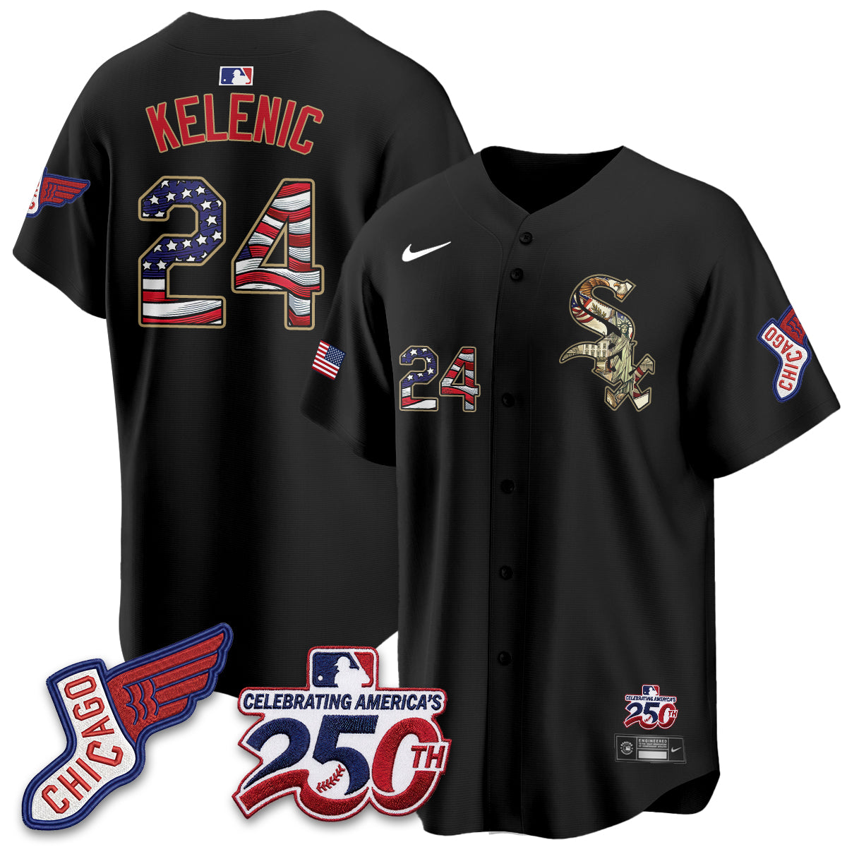CWS 2026 Independence Day USA Vapor Jersey - Stitched