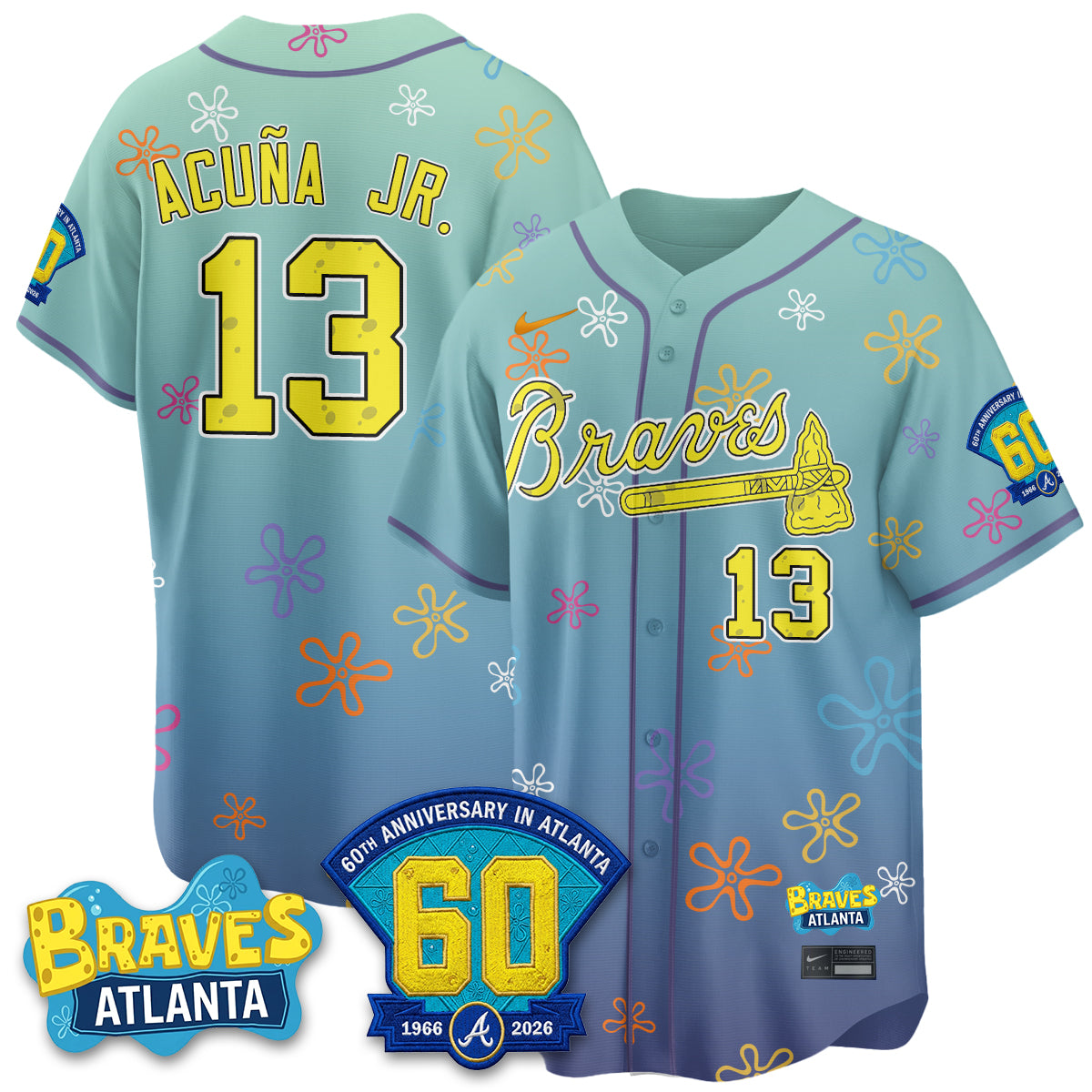 Atlanta Braves x SBSP Limited Vapor Jersey- Stitched