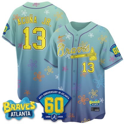 Atlanta Braves x SBSP Limited Vapor Jersey- Stitched