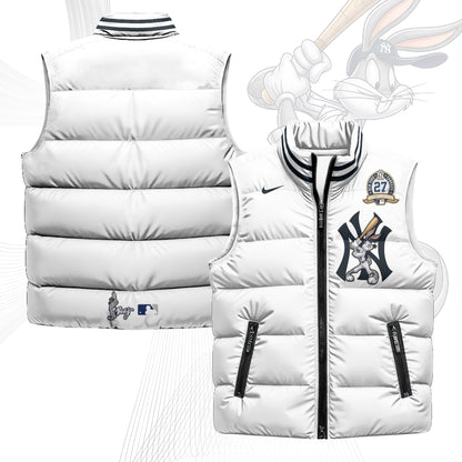 NYY Edition Unisex Puffer Vest - Printed
