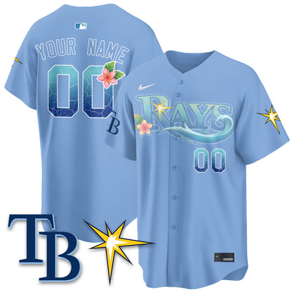 Tampa Bay Rays Aloha Spirit Vapor Limited Custom Jersey - Stitched