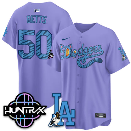 Los Angeles Dodgers x K-Pop Demon Hunters 2026 Vapor Jersey - Stitched