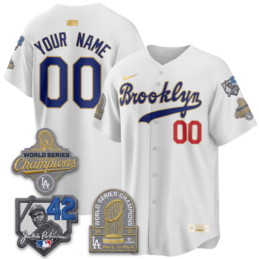 LAD 2026 Brooklyn Jackie Robinson Limited Custom Jersey - All Stitched