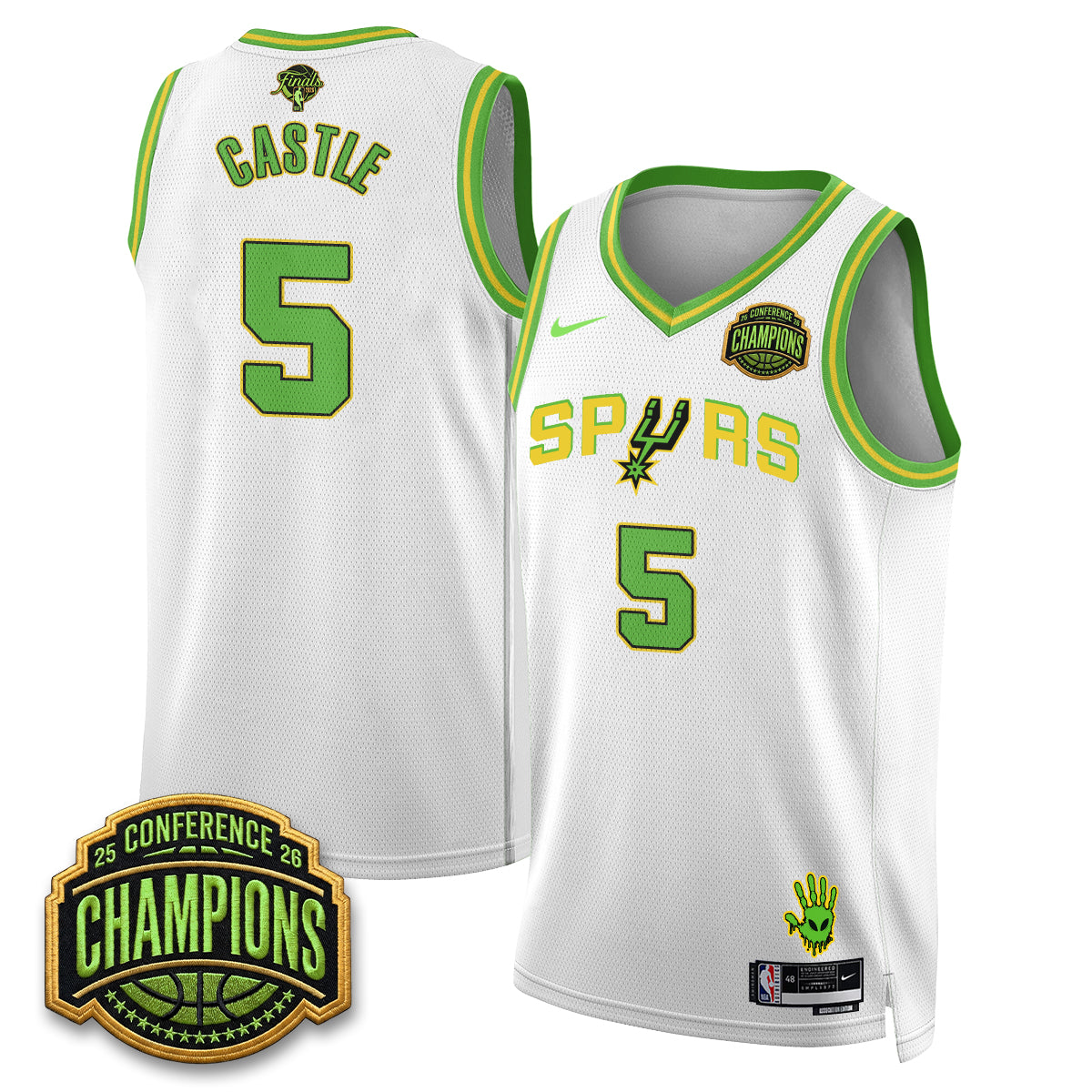 SAS 2026 Basketball Finals Alien Style Vapor Jersey - Stitched