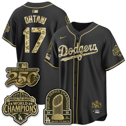 LAD Military Appreciation Game Day Jersey V2 - Stitched