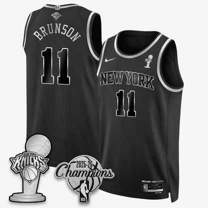 New York Knicks 2026 NBA Champions Gold Edition Vapor Jersey - Stitched