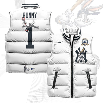 NYY Edition Unisex Puffer Vest - Printed