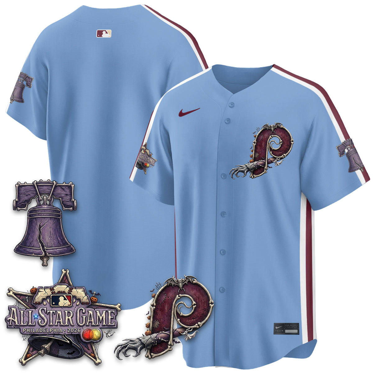 PHI Nightmare Edition Vapor Jersey - Printed