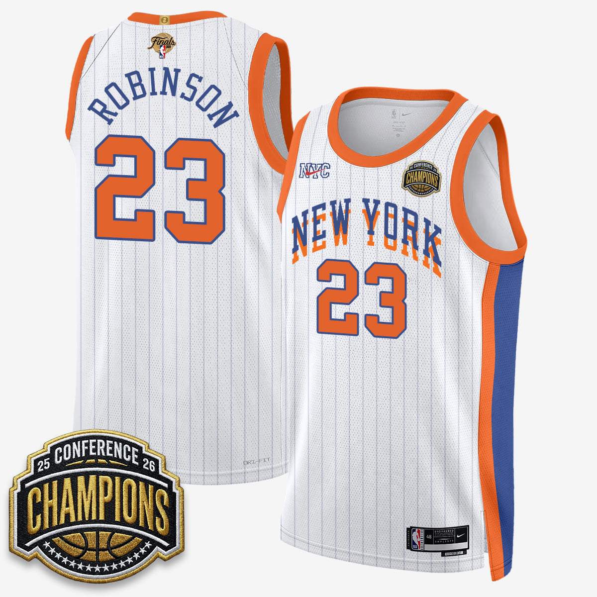 New York Knicks 2026 NBA Finals City Edition Jersey V3- Stitched