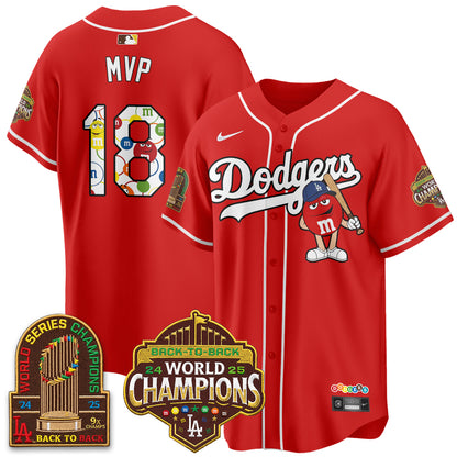 Los Angeles Dodgers x m&m Vapor Jersey - Stitched