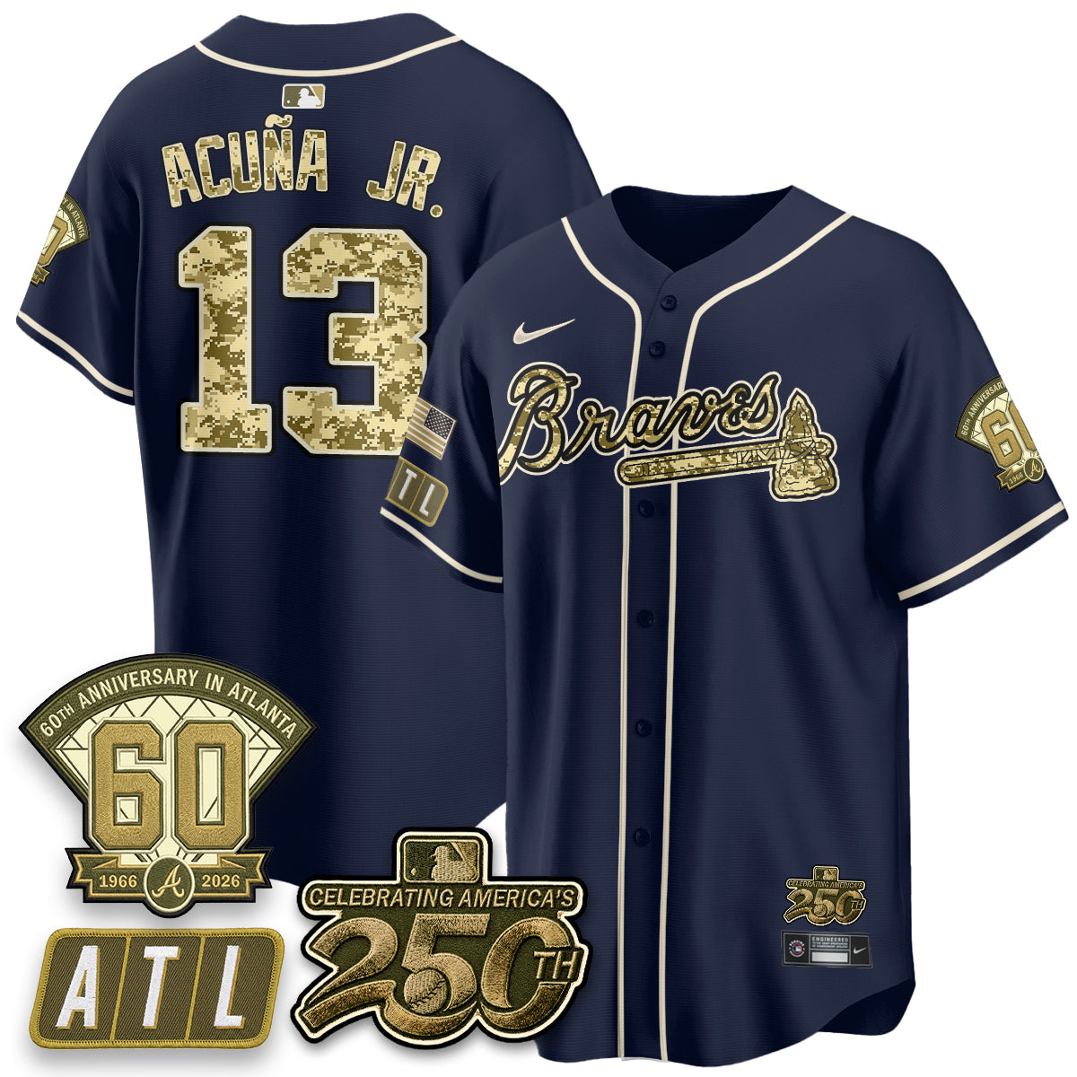 ATL Salute to Service 2026 Vapor Limited Jersey - All Stitched