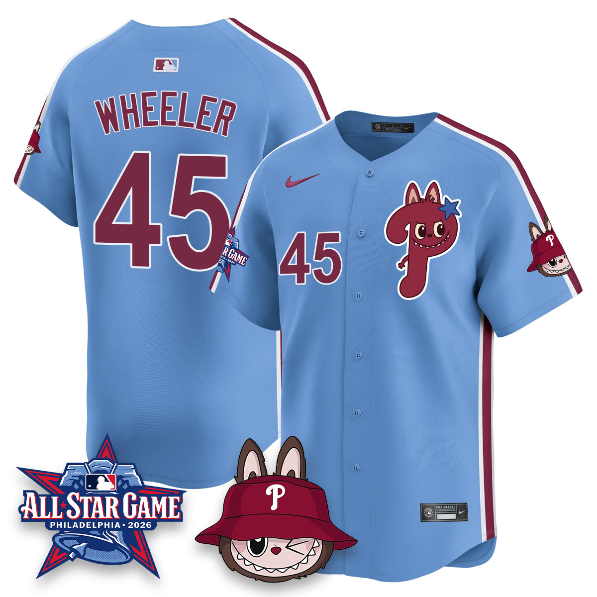 PHI Fanged Rabbit Doll  Vapor Limited Jersey - Stitched