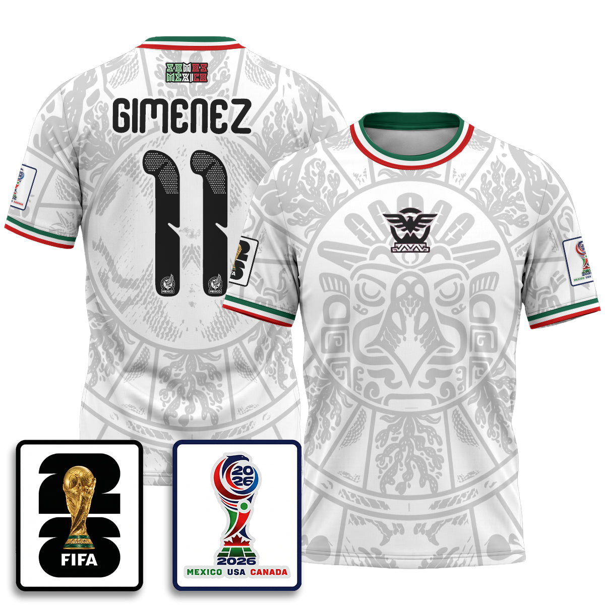 Mexico WC 2026 Fan Gear Version Jersey V2- Printed