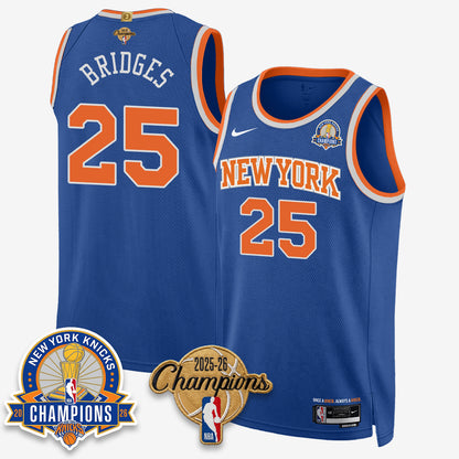 New York Knicks 2026 Basketball Champions Special Edition Vapor Jersey V2- Stitched