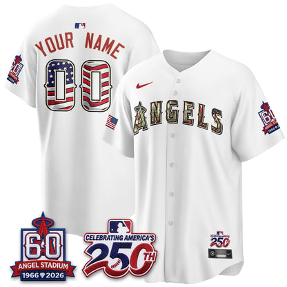 LAA 2026 Independence Day USA Vapor Custom Jersey - Stitched