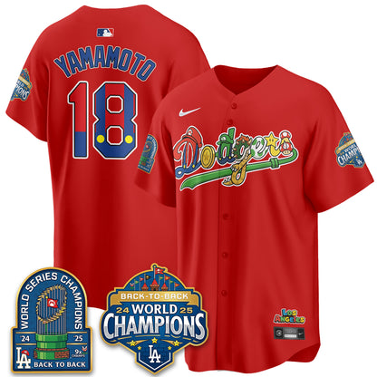 Los Angeles Dodgers x The Red Plumber Vapor Jersey - Printed