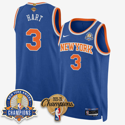 New York Knicks 2026 Basketball Champions Special Edition Vapor Jersey V2- Stitched