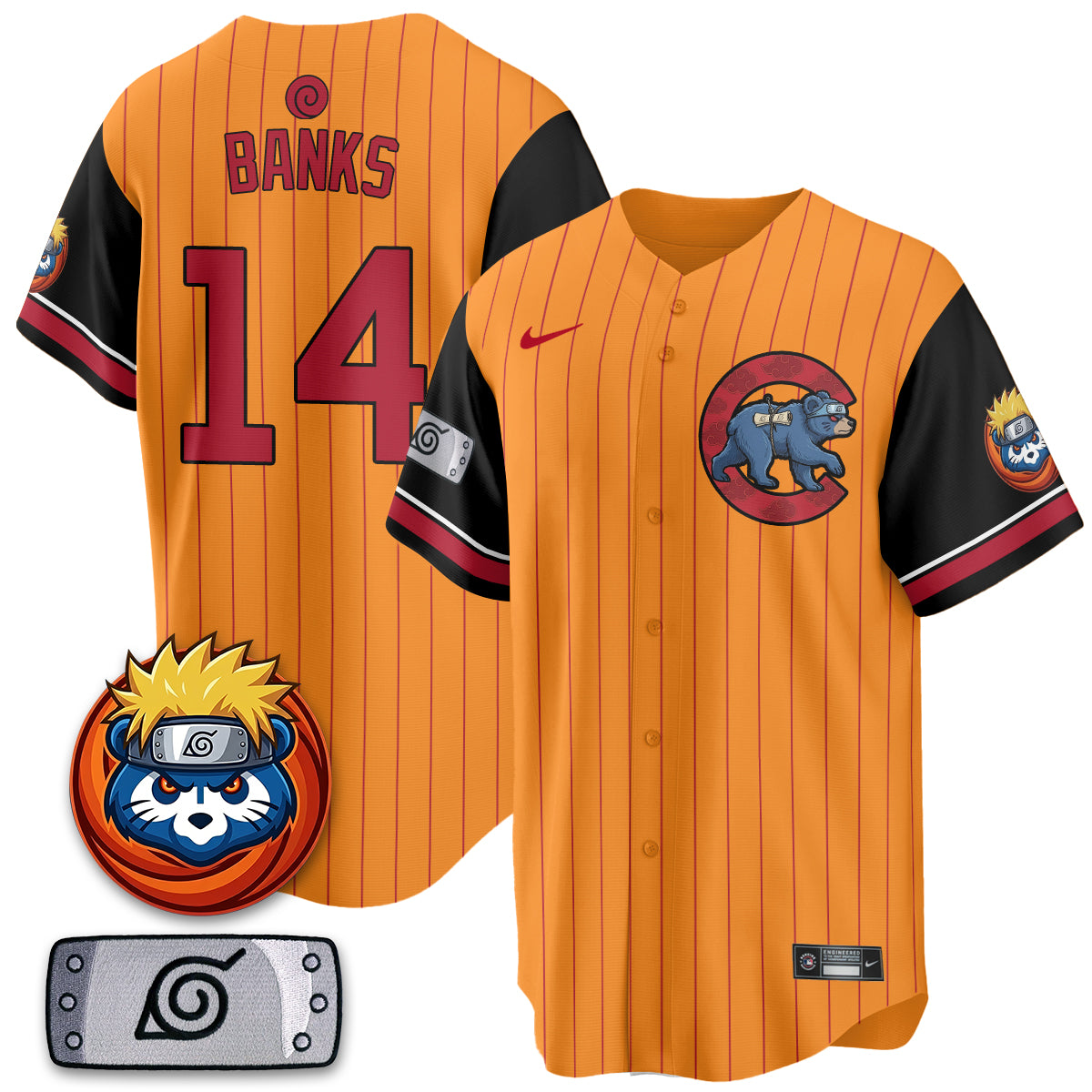 CHC Naruto Uzumaki Vapor Limited Jersey V2- Stitched