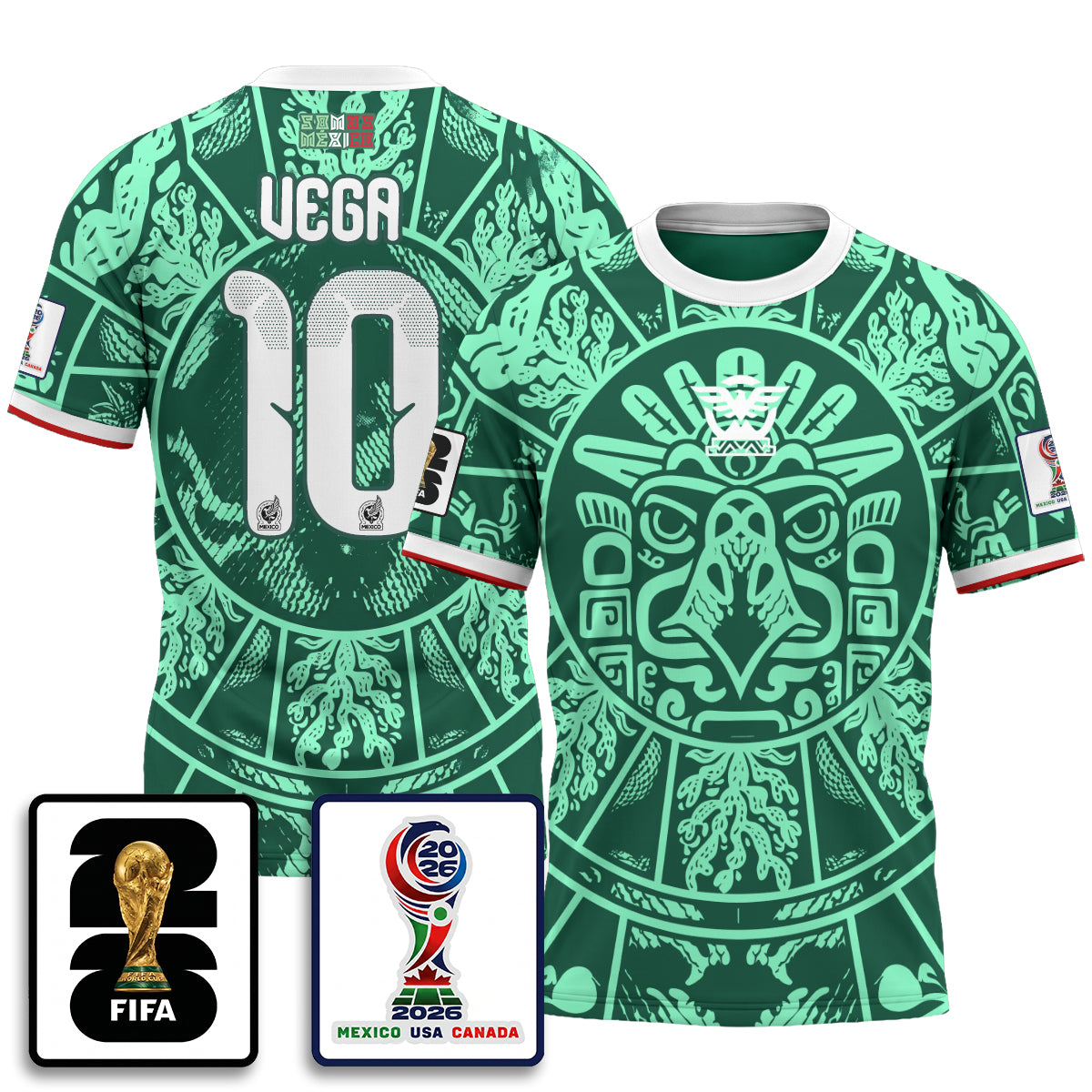 Mexico WC 2026 Fan Gear Version Jersey V2- Printed