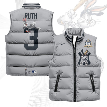 NYY Edition Unisex Puffer Vest - Printed