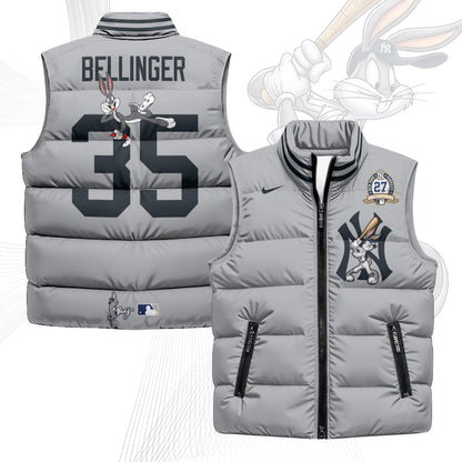 NYY Edition Unisex Puffer Vest - Printed