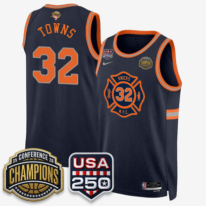 NYK 2026 NBA Eastern Conference Champions City Edition Jersey - Stitched
