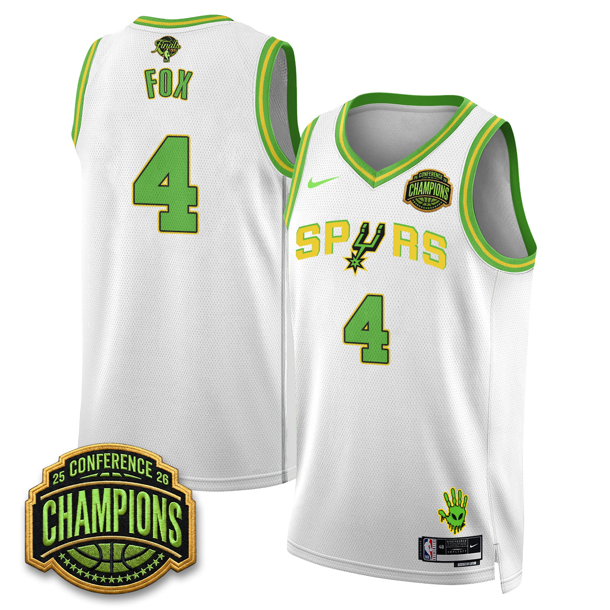 SAS 2026 Basketball Finals Alien Style Vapor Jersey - Stitched