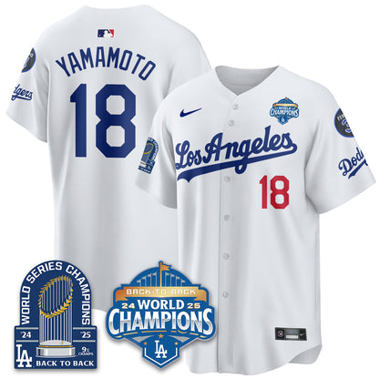 LAD Alternate  Vapor Limited Jersey - 9x Champs - All Stitched