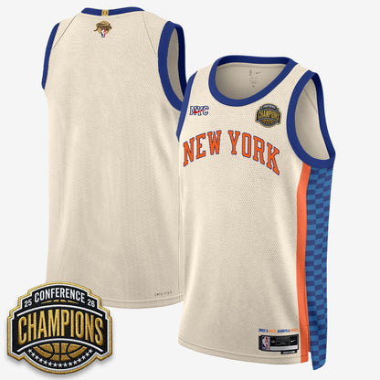 New York Knicks 2026 NBA Finals City Edition Jersey V3- Stitched