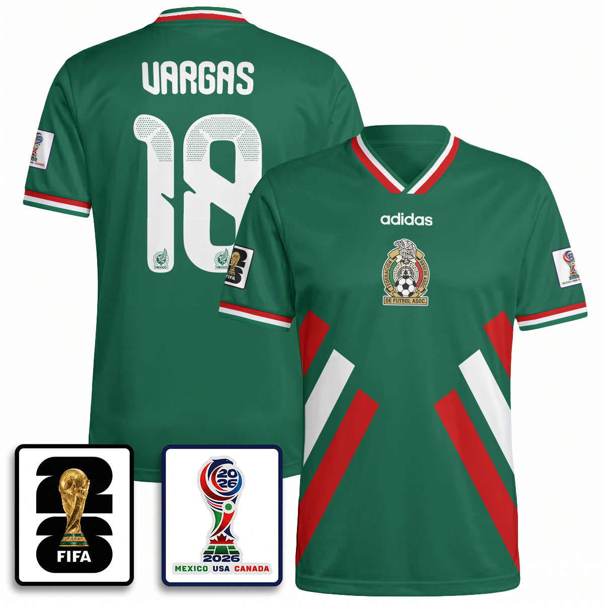 Mexico WC 2026 Fan Gear Version Jersey - Printed