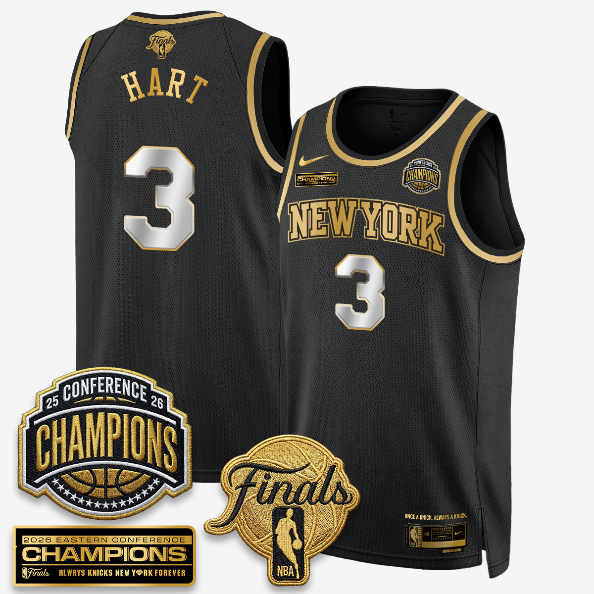NYK 2026 NBA Eastern Conference Champions Vapor Special Edition Jersey - Stitched(1)