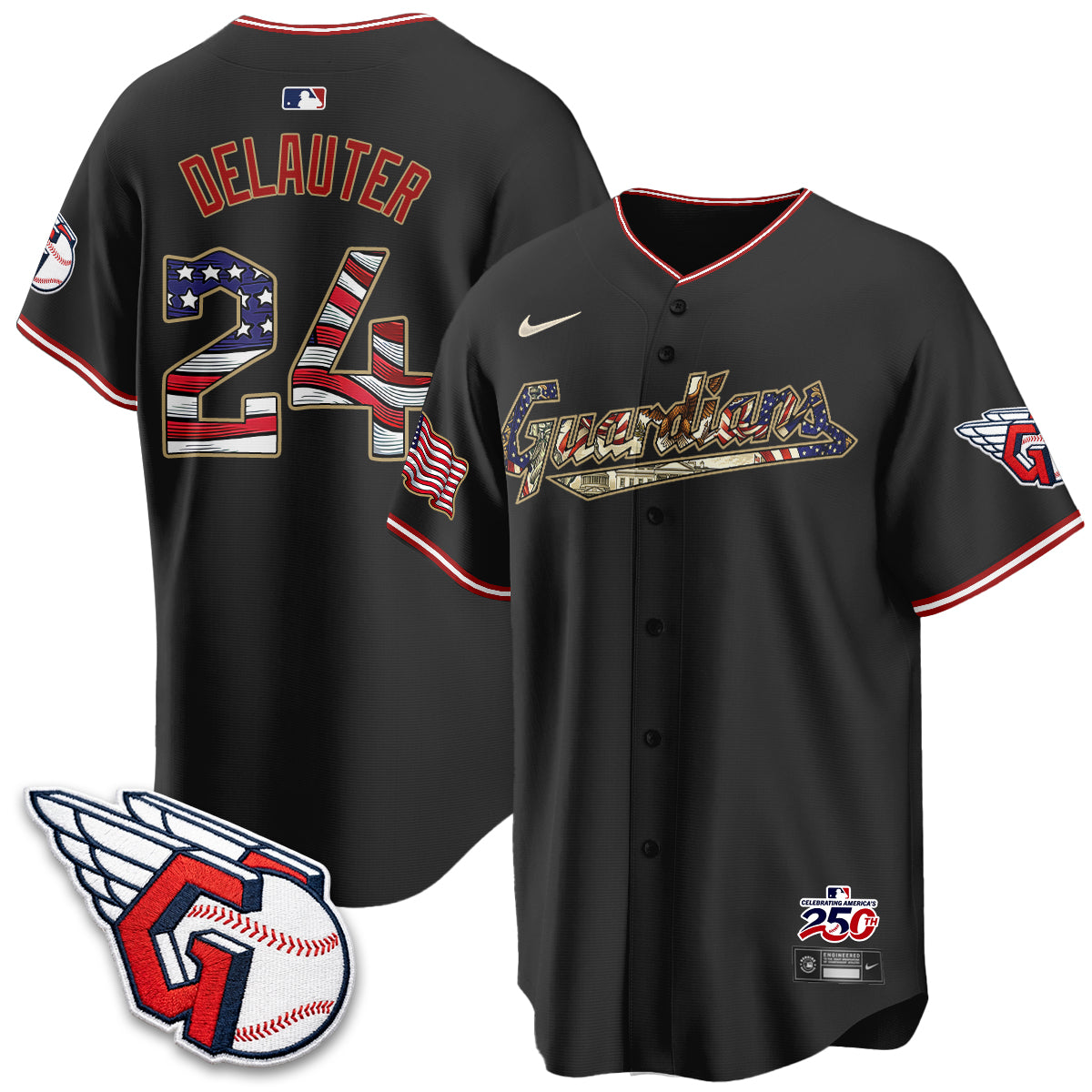 CLE 2026 Independence Day USA Vapor Jersey - Stitched