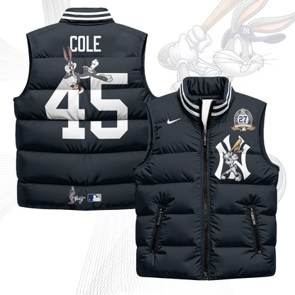 NYY Edition Unisex Puffer Vest - Printed