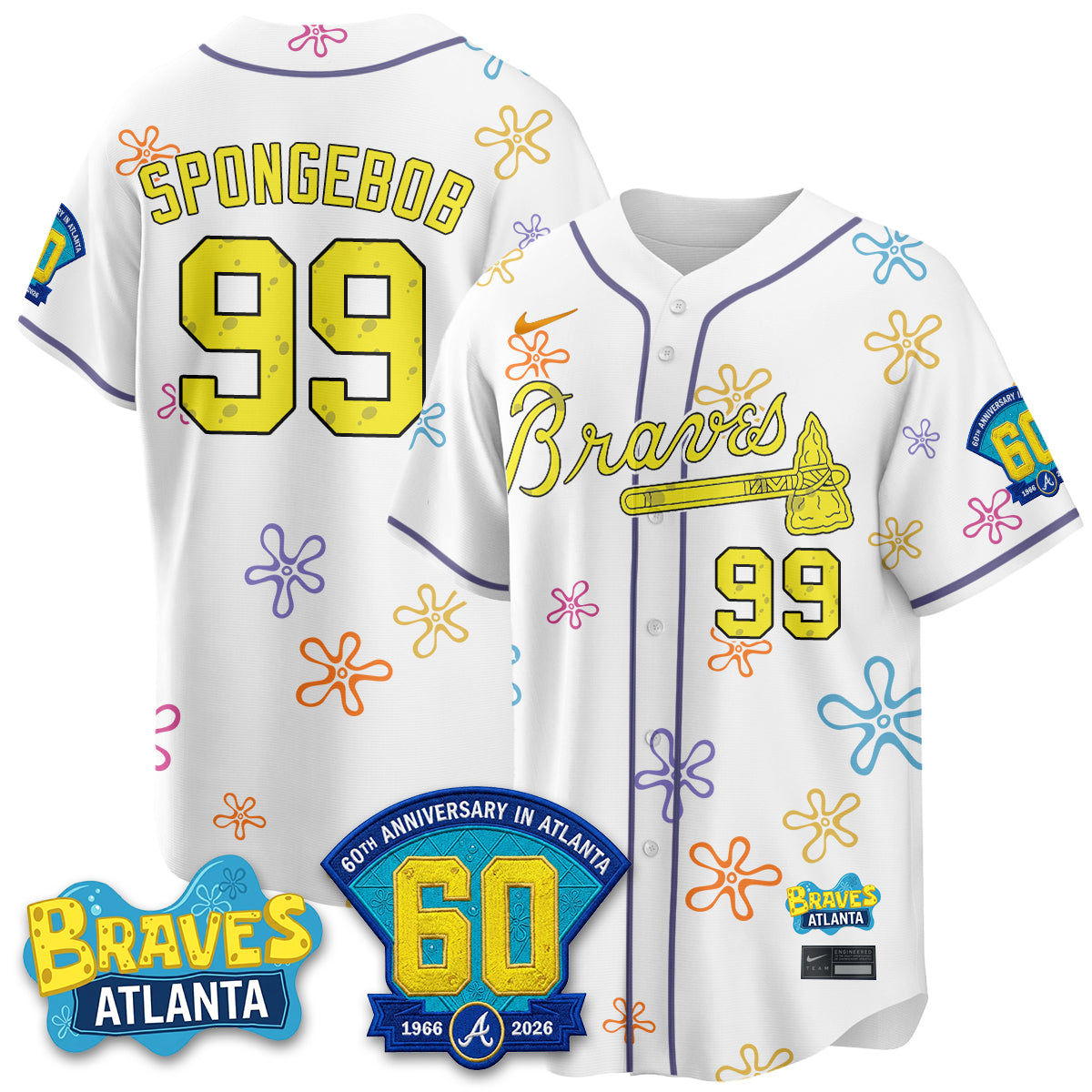 Atlanta Braves x SBSP Limited Vapor Jersey- Stitched