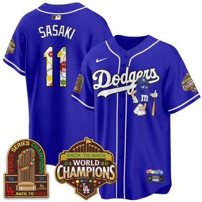 Los Angeles Dodgers x m&m Vapor Jersey - Stitched