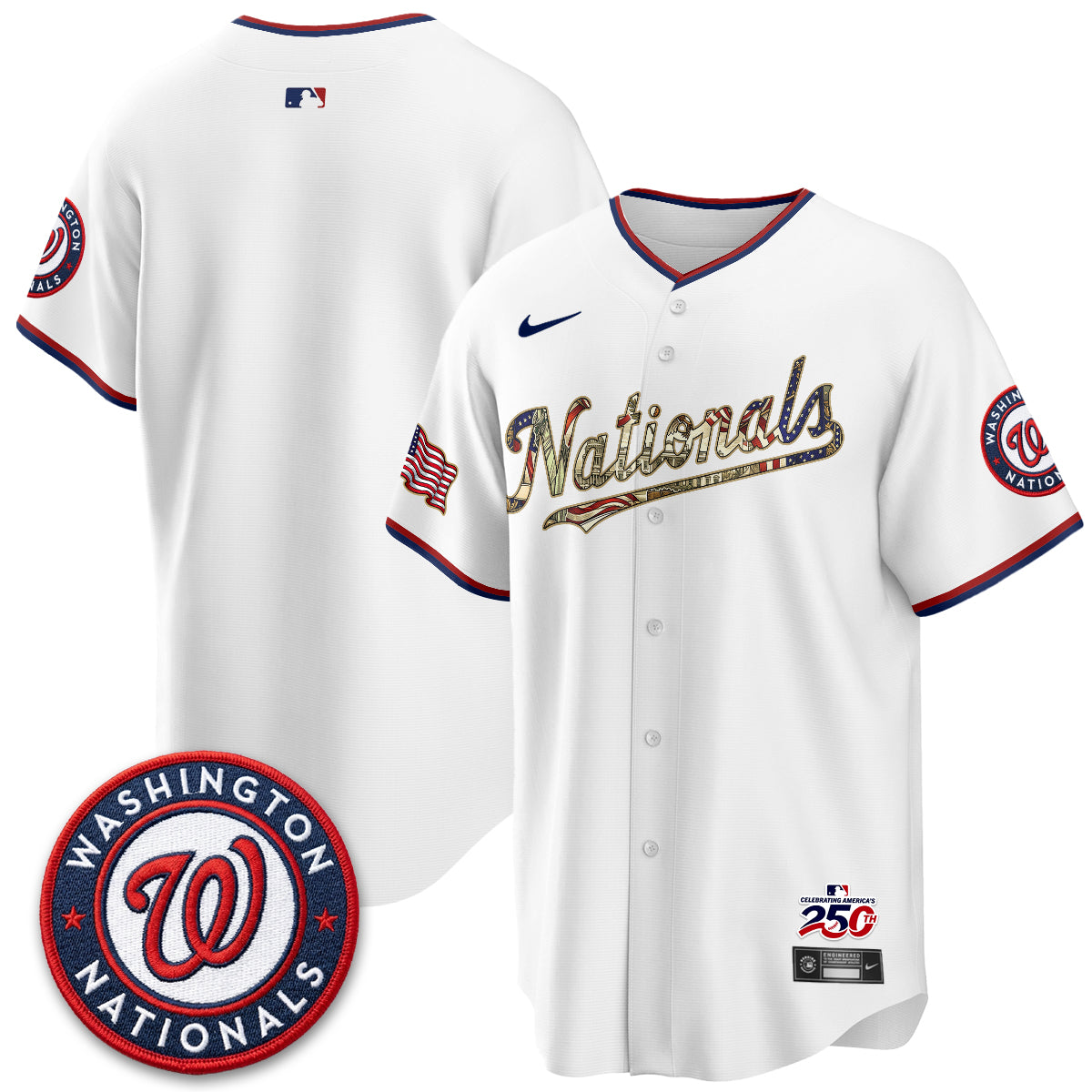 WSH 2026 Independence Day USA Vapor Jersey - Stitched