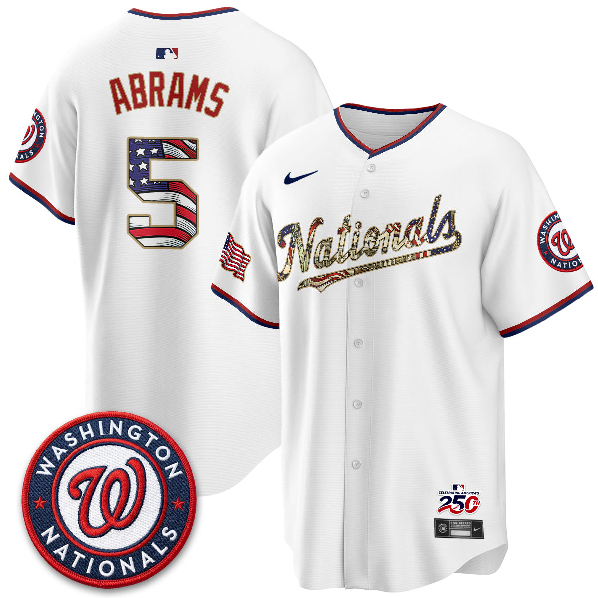 WSH 2026 Independence Day USA Vapor Jersey - Stitched
