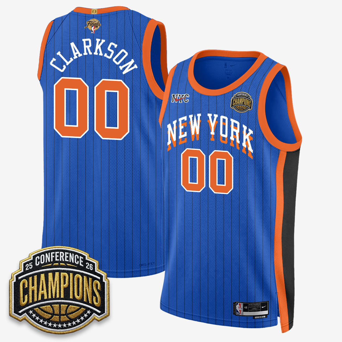 New York Knicks 2026 NBA Finals City Edition Jersey V3- Stitched