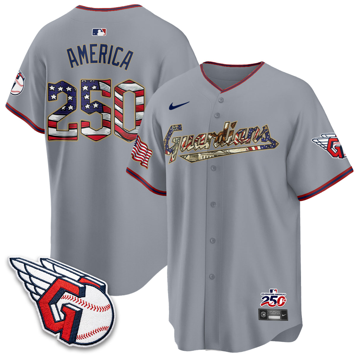 CLE 2026 Independence Day USA Vapor Jersey - Stitched