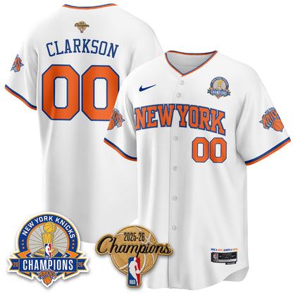 New York Knicks 2026 NBA Champions Special Edition Vapor Jersey V2- Stitched