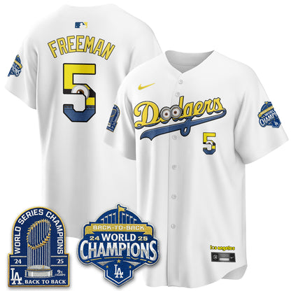 Los Angeles Dodgers x Yellow Capsules Vapor Jersey - Stitched