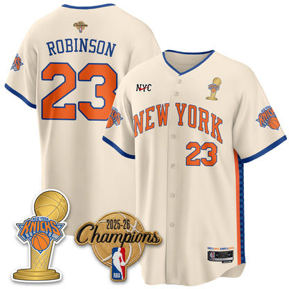 NYK 2026 NBA Champions Vapor Jersey - Stitched