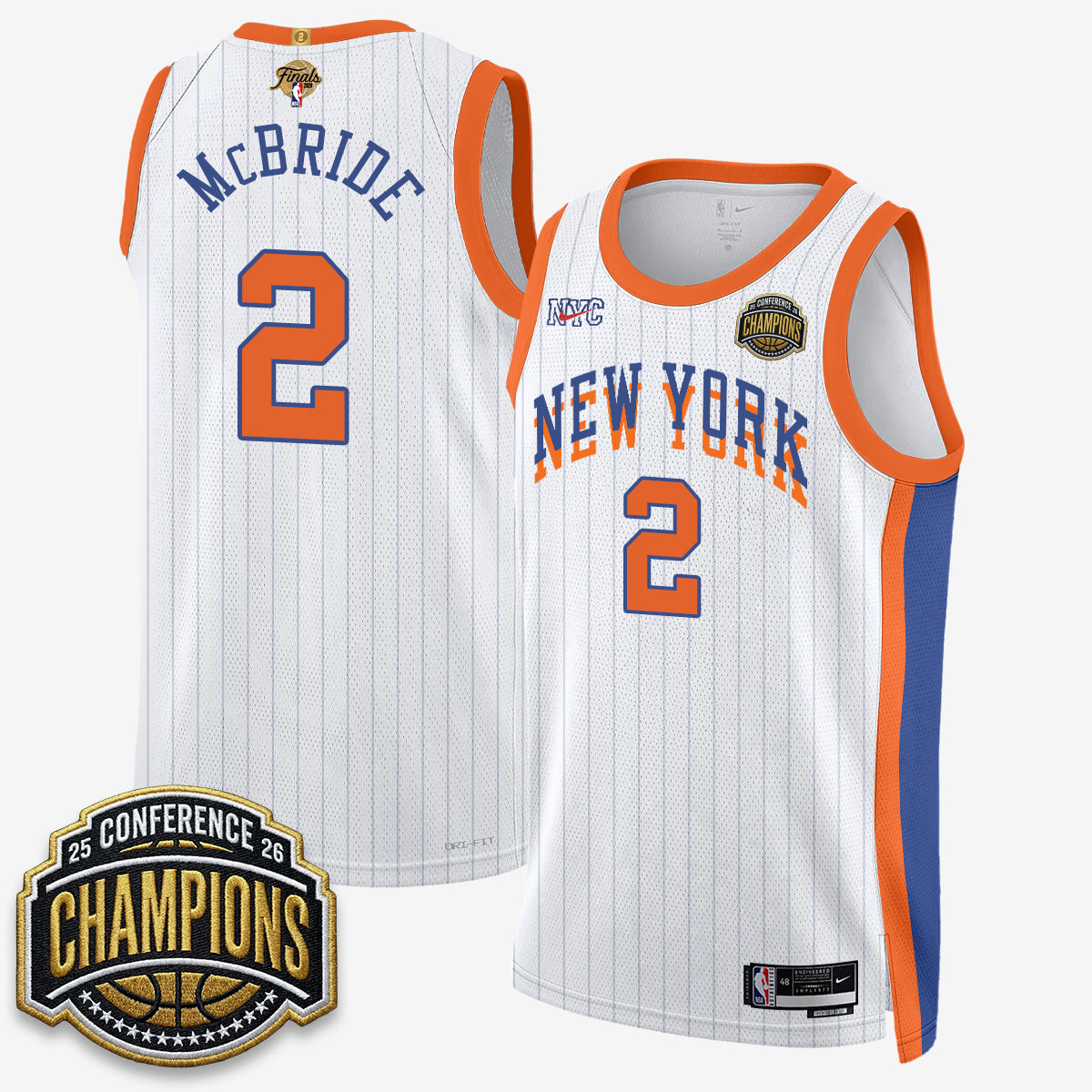 New York Knicks 2026 NBA Finals City Edition Jersey V3- Stitched