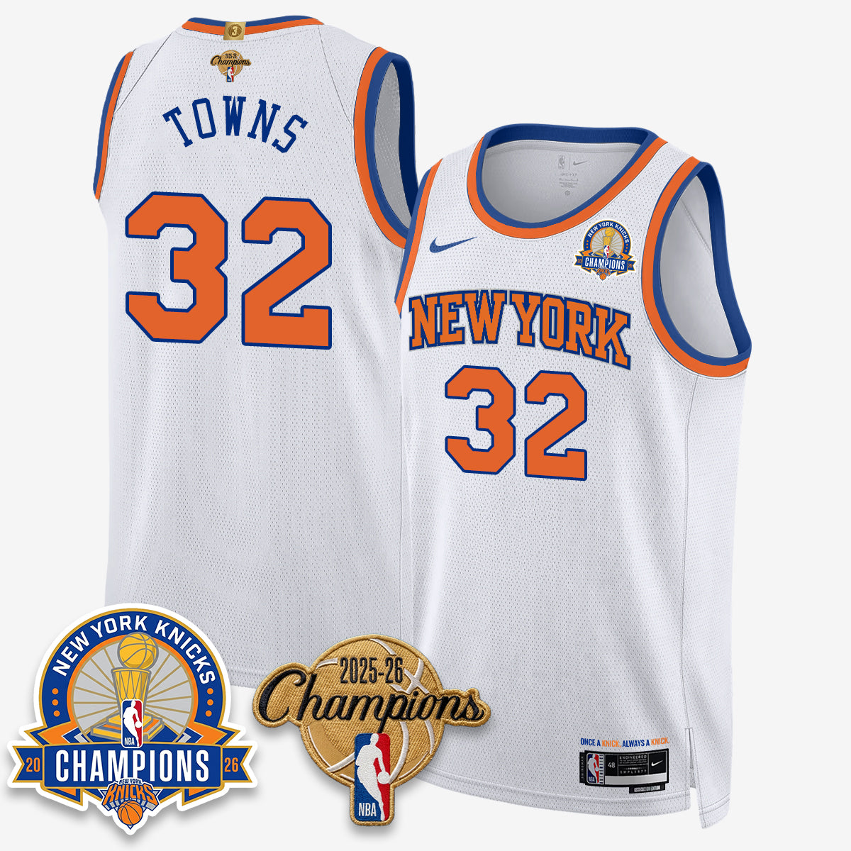 New York Knicks 2026 Basketball Champions Special Edition Vapor Jersey V2- Stitched