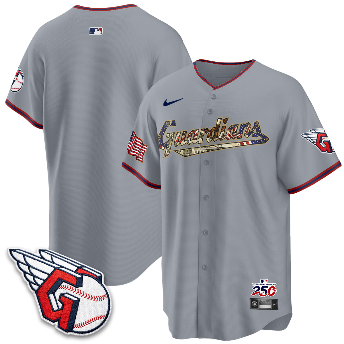 CLE 2026 Independence Day USA Vapor Jersey - Stitched