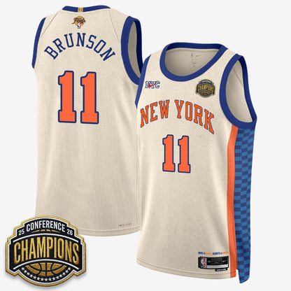 New York Knicks 2026 NBA Finals City Edition Jersey V3- Stitched