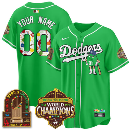 Los Angeles Dodgers x m&m Vapor Custom Jersey - Stitched