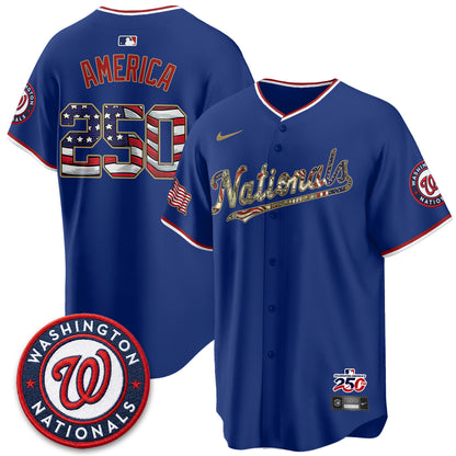 WSH 2026 Independence Day USA Vapor Jersey - Stitched