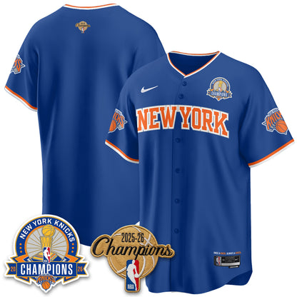 New York Knicks 2026 NBA Champions Special Edition Vapor Jersey V2- Stitched